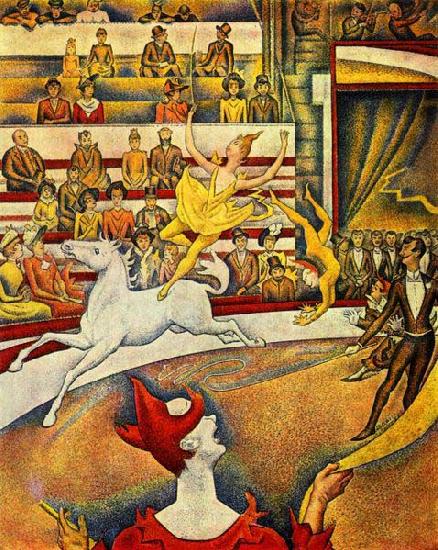 Georges Seurat The Circus, oil painting image